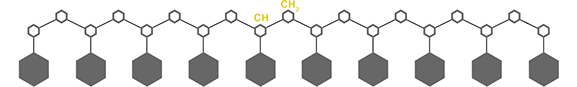 Polystyrene Molecule 